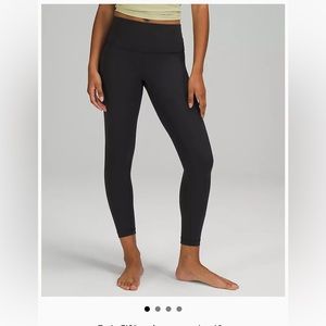 Lululemon luxtreme wunder under 25” sz 4 black